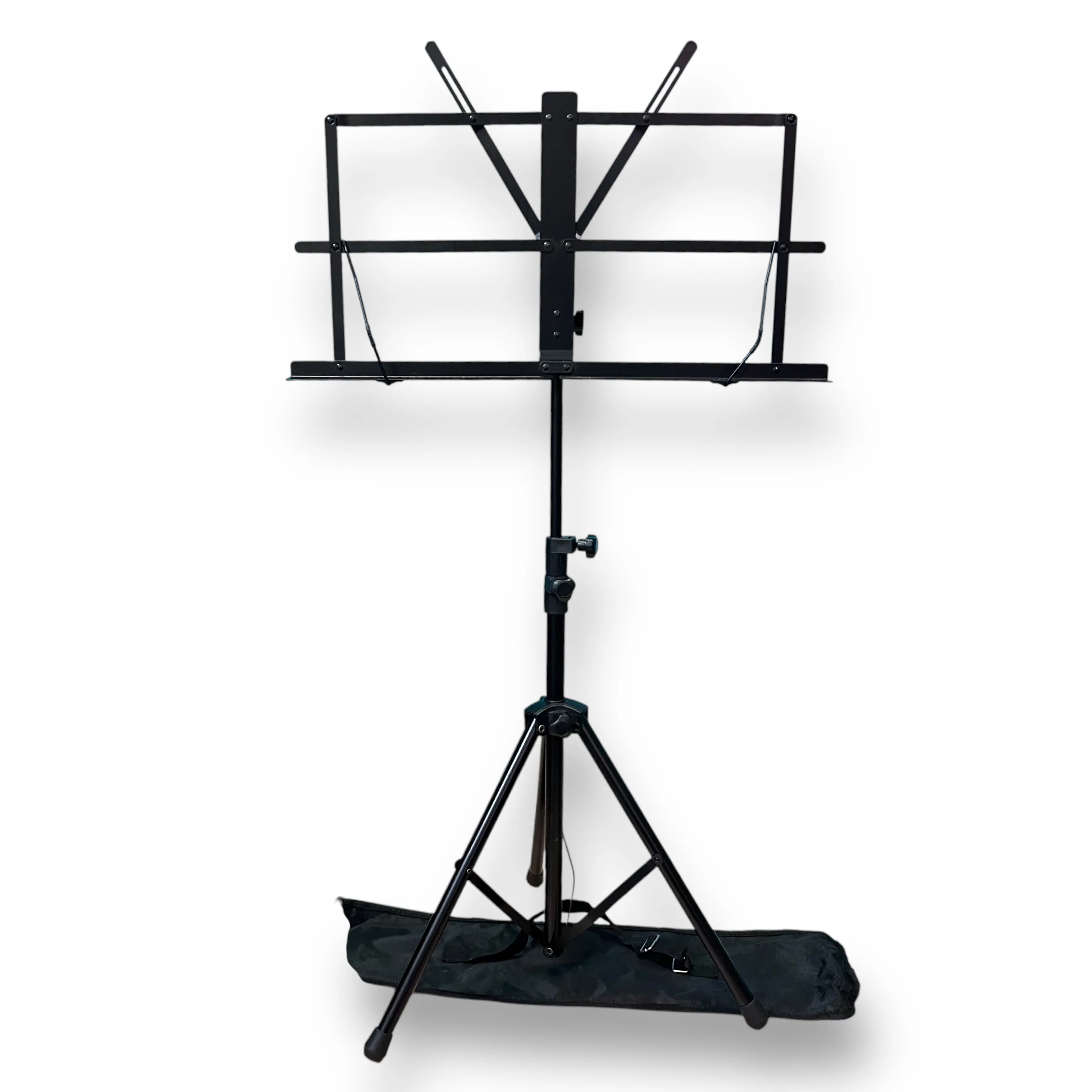 Metal Foldable Sheet Music Stand with Carrying Bag