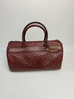 Mid 1980’s doctor/travel bag in ostrich leather