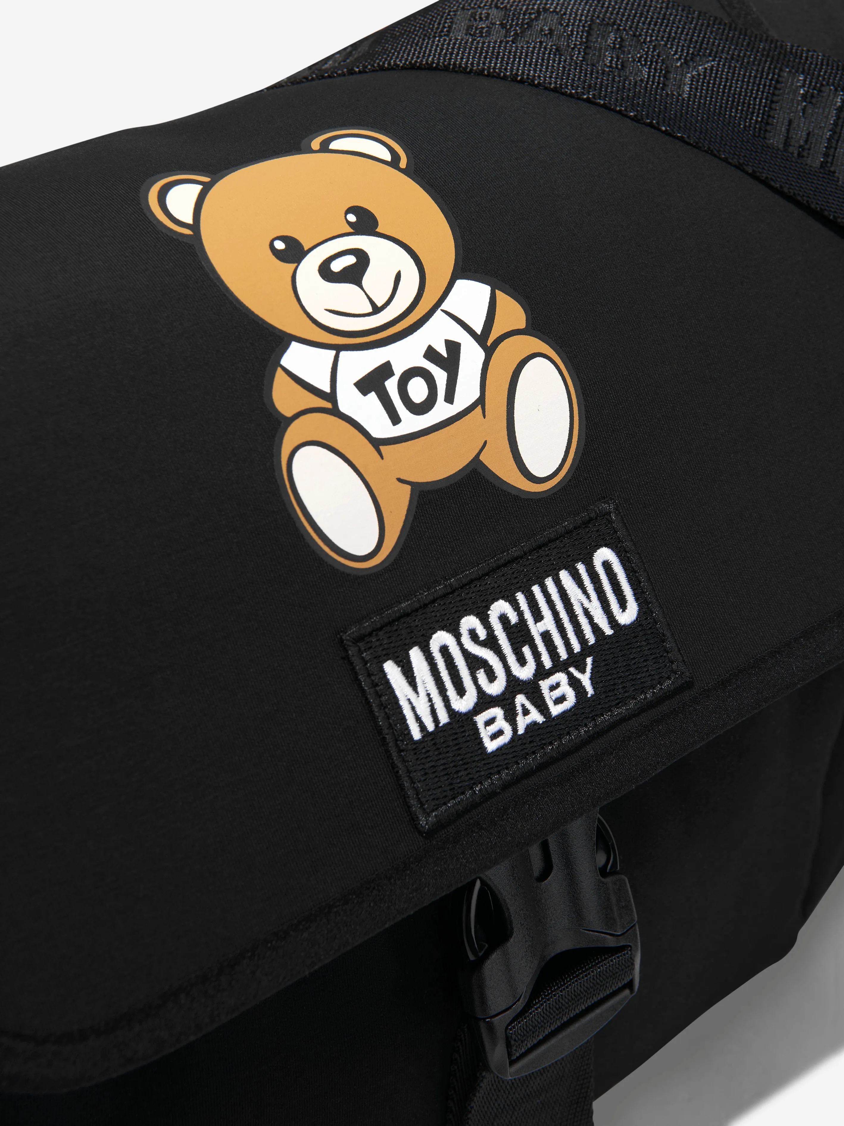 Moschino Baby Teddy Changing Bag in Black