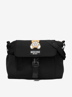 Moschino Baby Teddy Changing Bag in Black