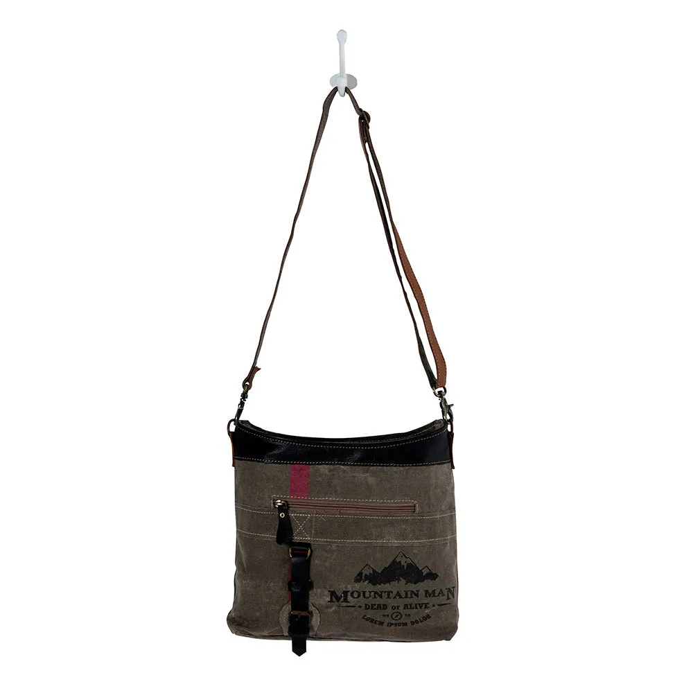 Mountain Man Rustic Shoulder Bag