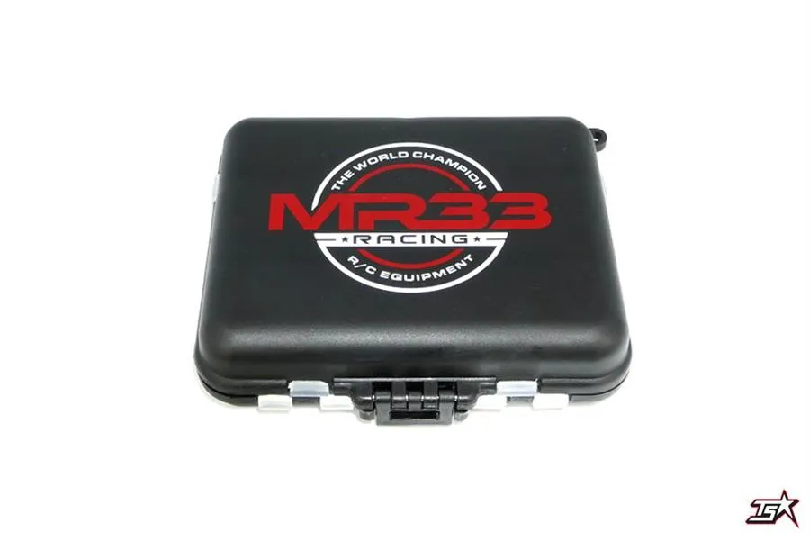 MR33 Hardware Box Small Black 12 x 9 x 3.5cm (Double-Sided) MR33-HBSB