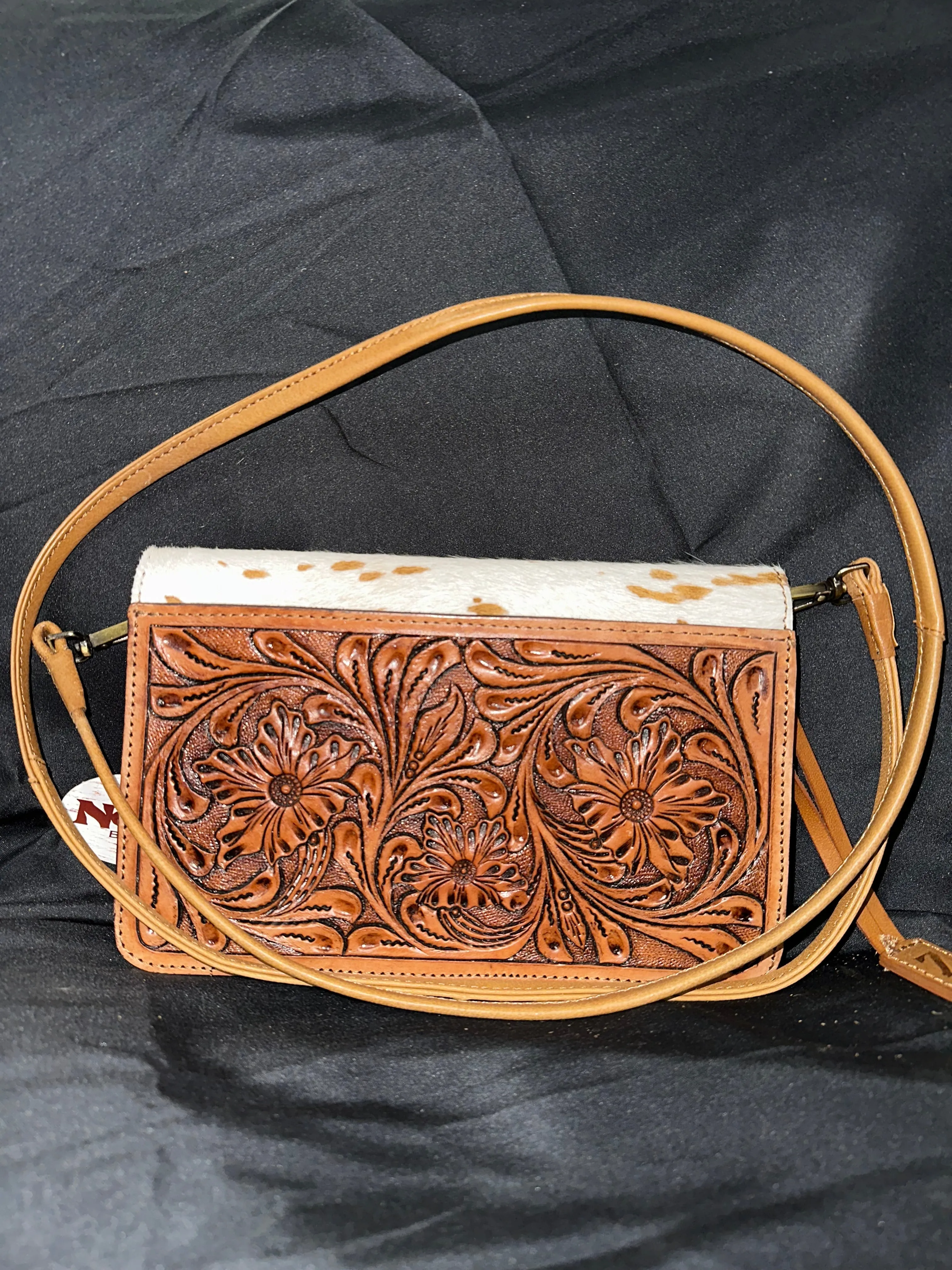 Nocona Kimberly Style Crossbody Hair-On Leather Purse