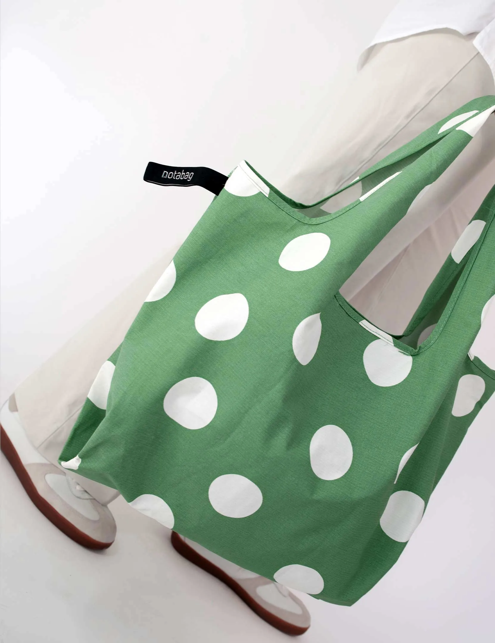 Notabag Tote – Olive Dots