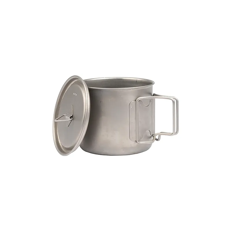 Olicamp Space Saver Mug with Lid (Titanium)