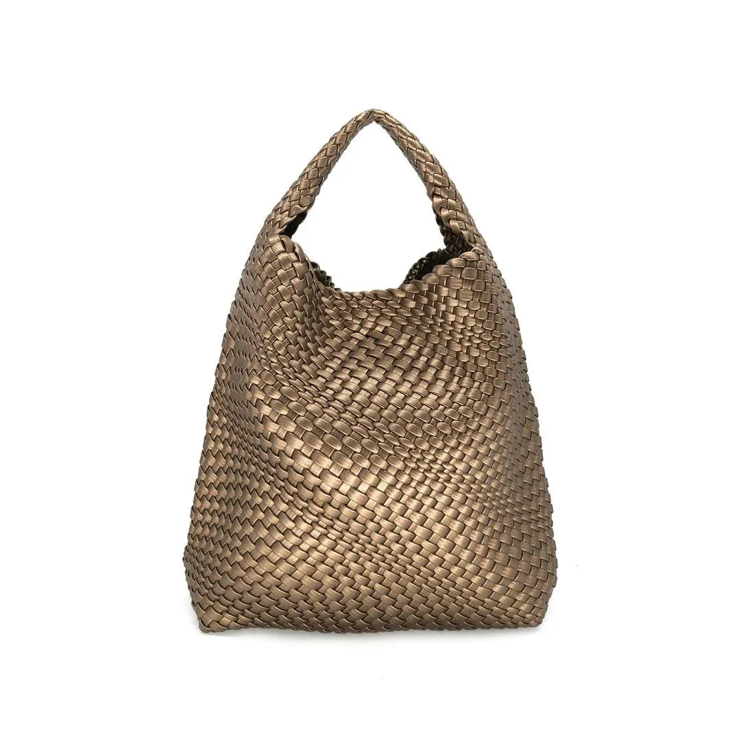 One Handle Woven Hobo Bag