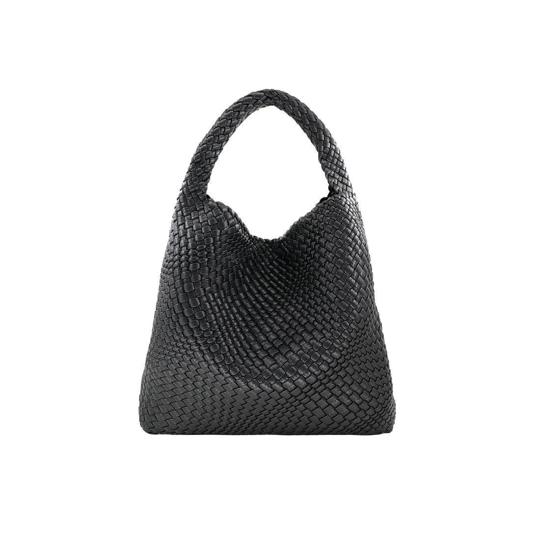 One Handle Woven Hobo Bag