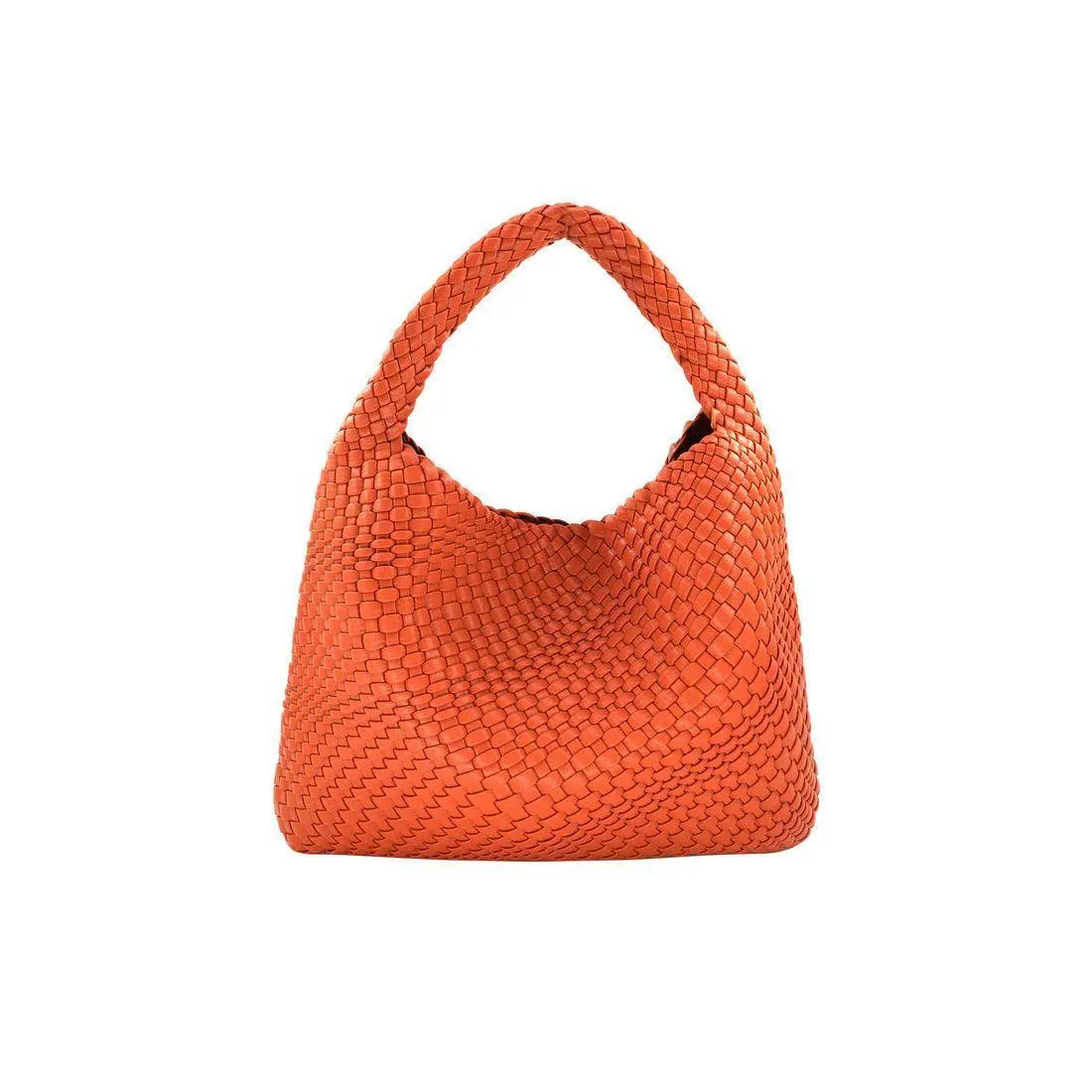 One Handle Woven Hobo Bag