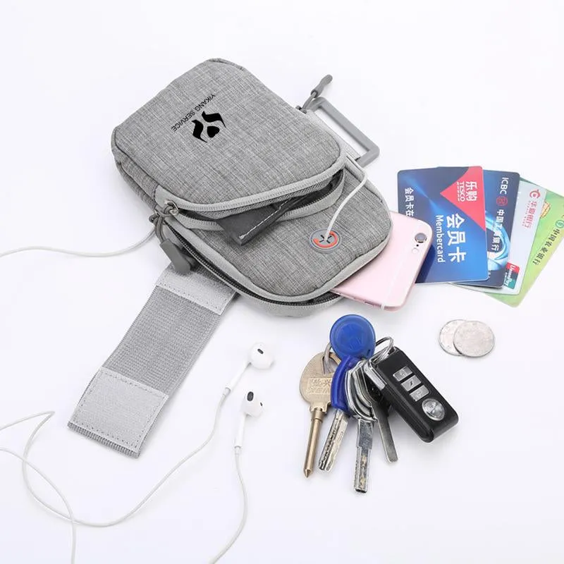 Outdoor Sports Arm Bag with Headphone Hole