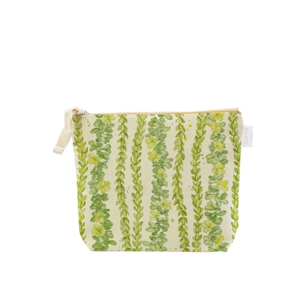 Pakalana Green Cosmetic Bag, Small