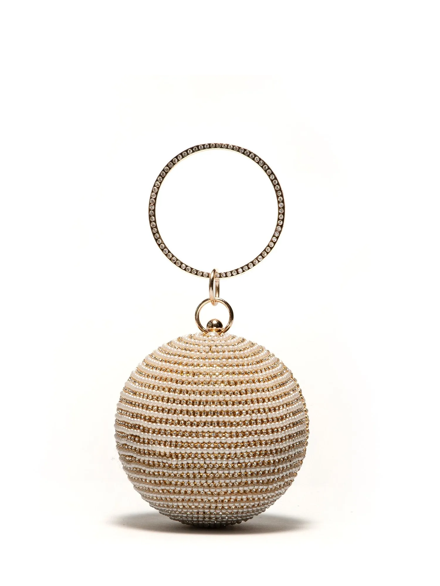 Pearl Disco Ball Ring Handbag