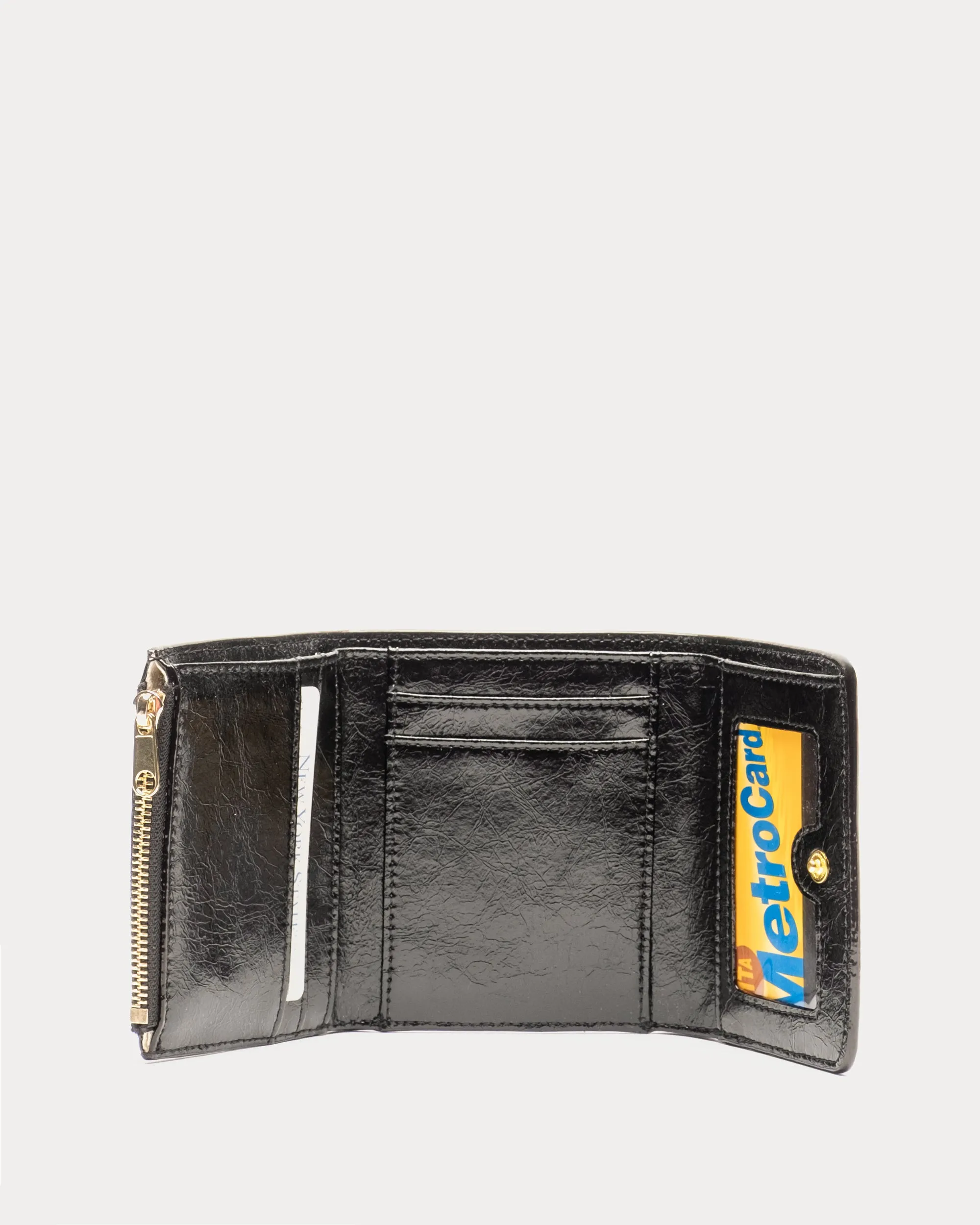 Perfect Wallet Crinkled Leather