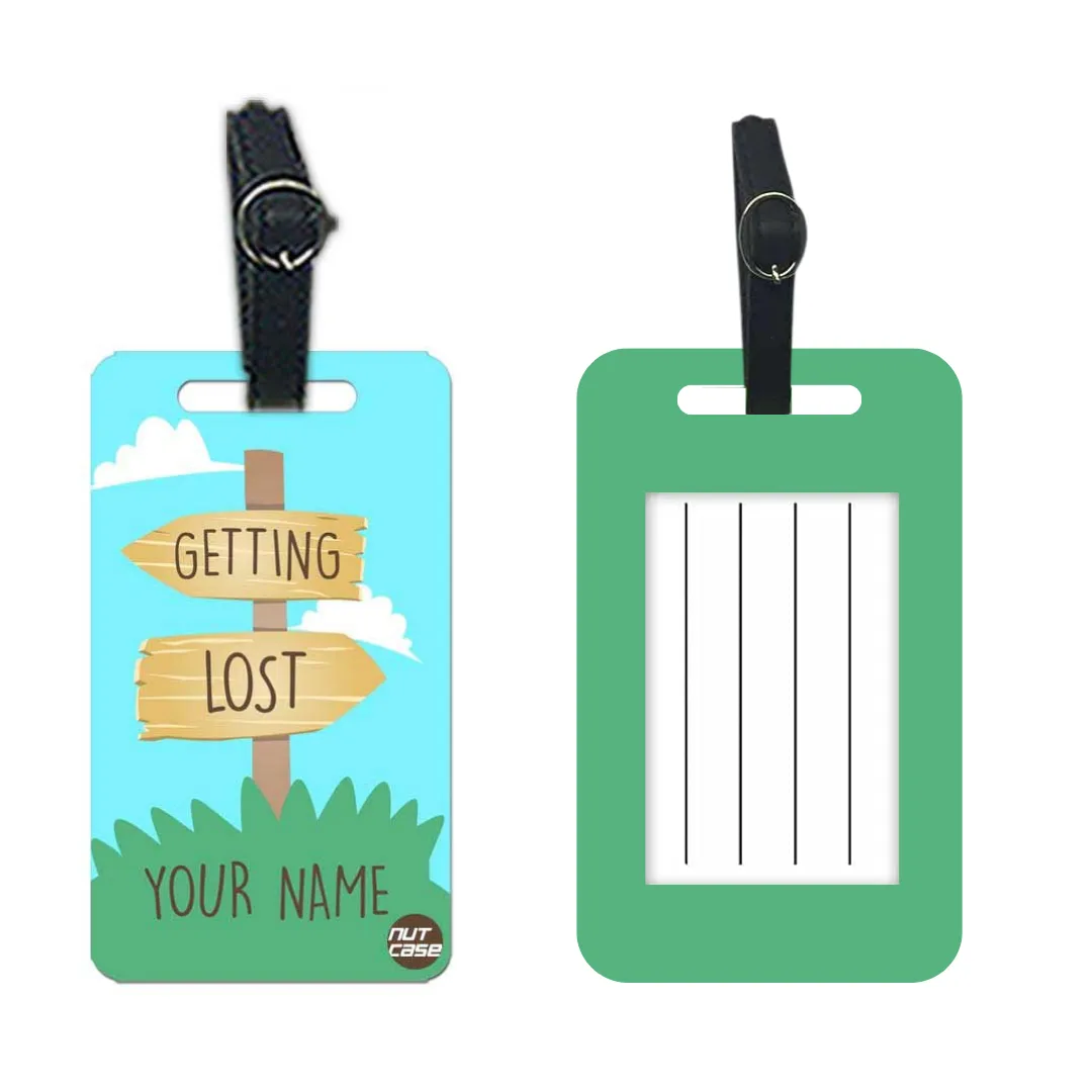 Personalized Passport Cover with Luggage Tag Set - Getting Lost