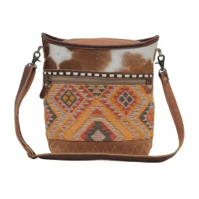 Persuade Leather & Canvas Shoulder Bag