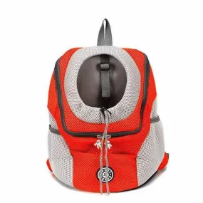 PetAffairs Double Shoulder Pet Backpack And Carrier