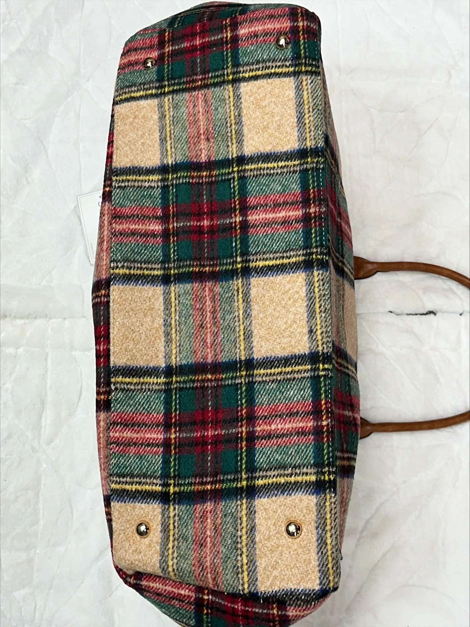 Plaid Weekender Bag