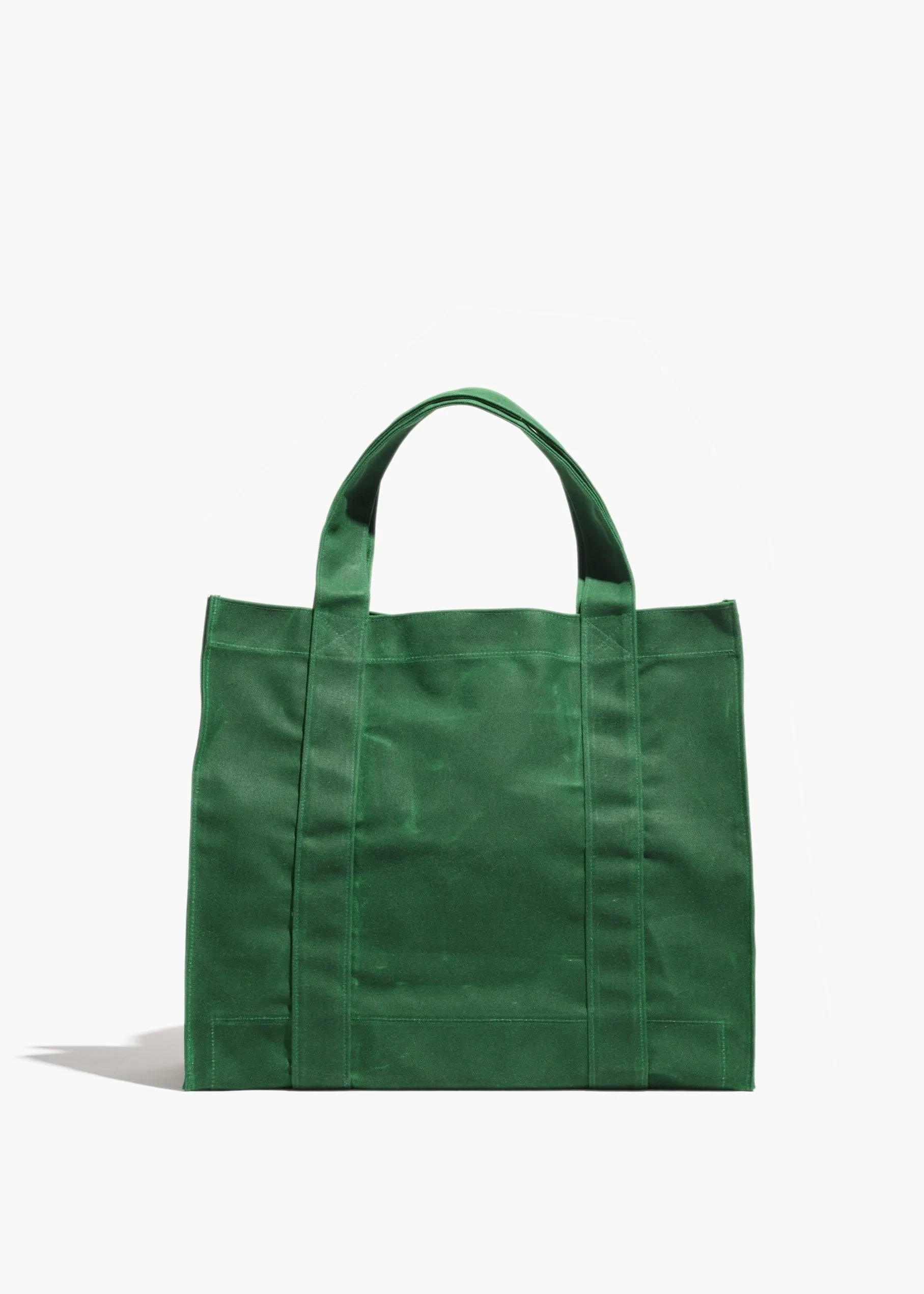 Preorder | Waxed Canvas Tote | Emerald