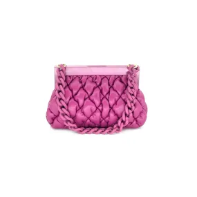 Quilted Puffer Clutch