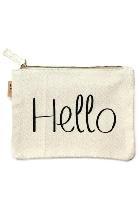 "Hello" Eco Pouch