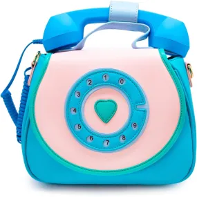 Ring Ring Phone Convertible
Handbag-Mermazing Bl