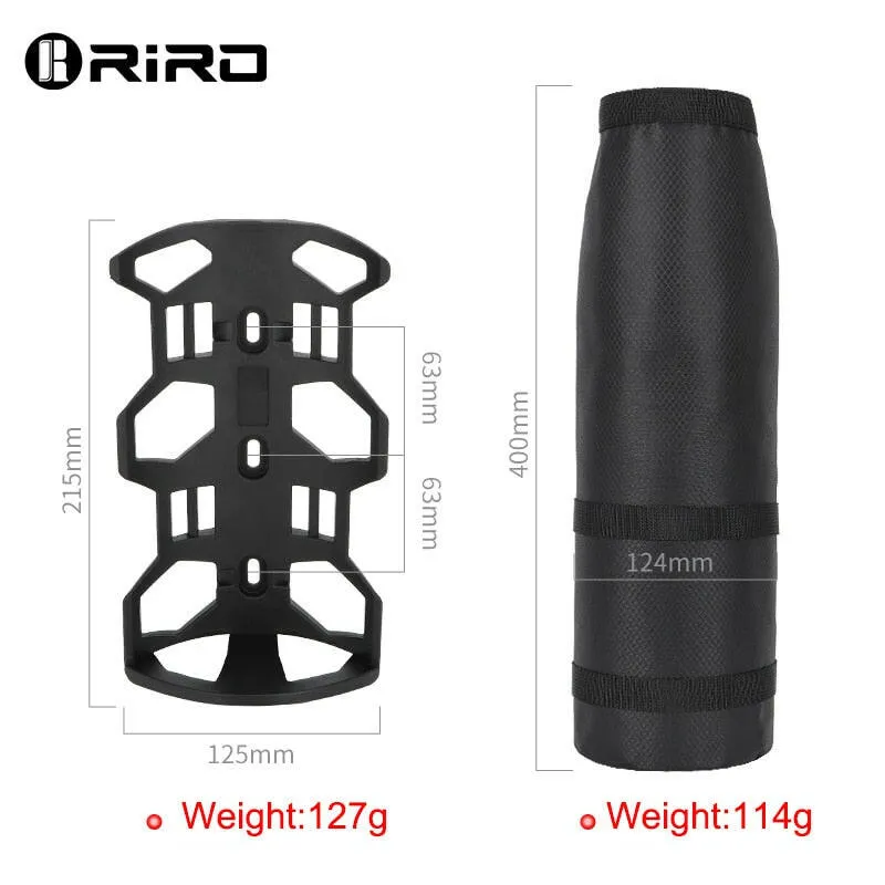 RIRO Portable Waterproof Bike Bag Multifunctional High Capacity Frame Front Tube Cycling Bag/Bottle Cage  Cycling Equipment