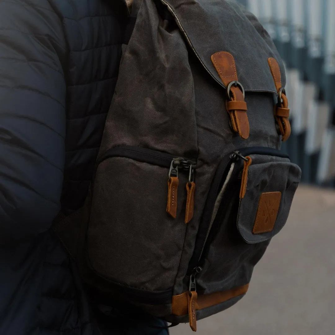 Roe - Waxed Canvas Adventure Backpack