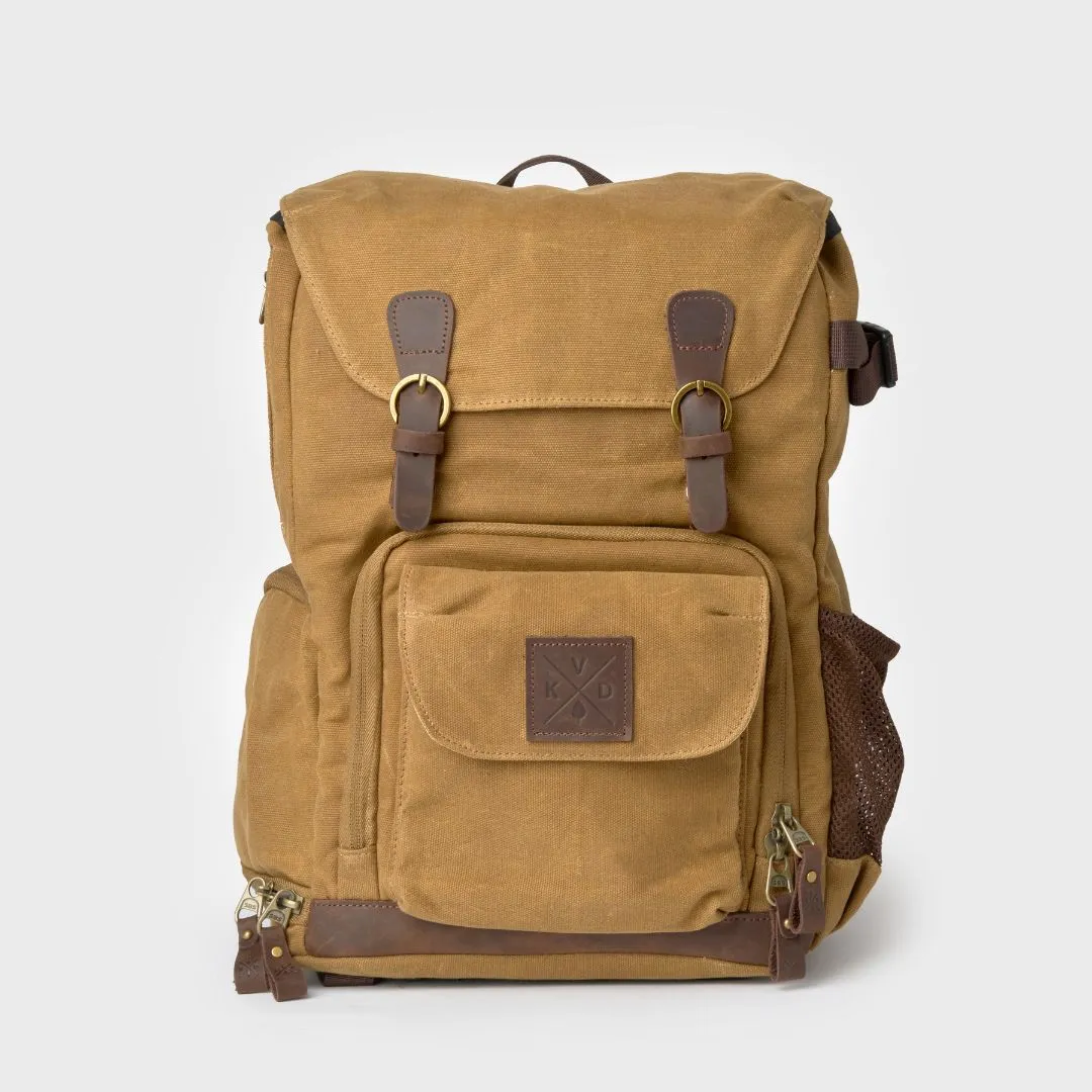 Roe - Waxed Canvas Adventure Backpack