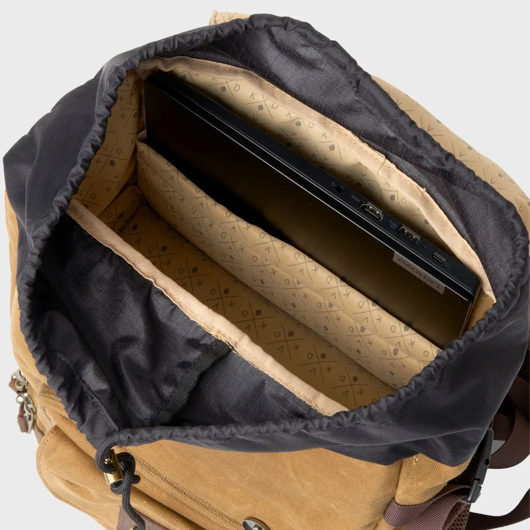 Roe - Waxed Canvas Adventure Backpack