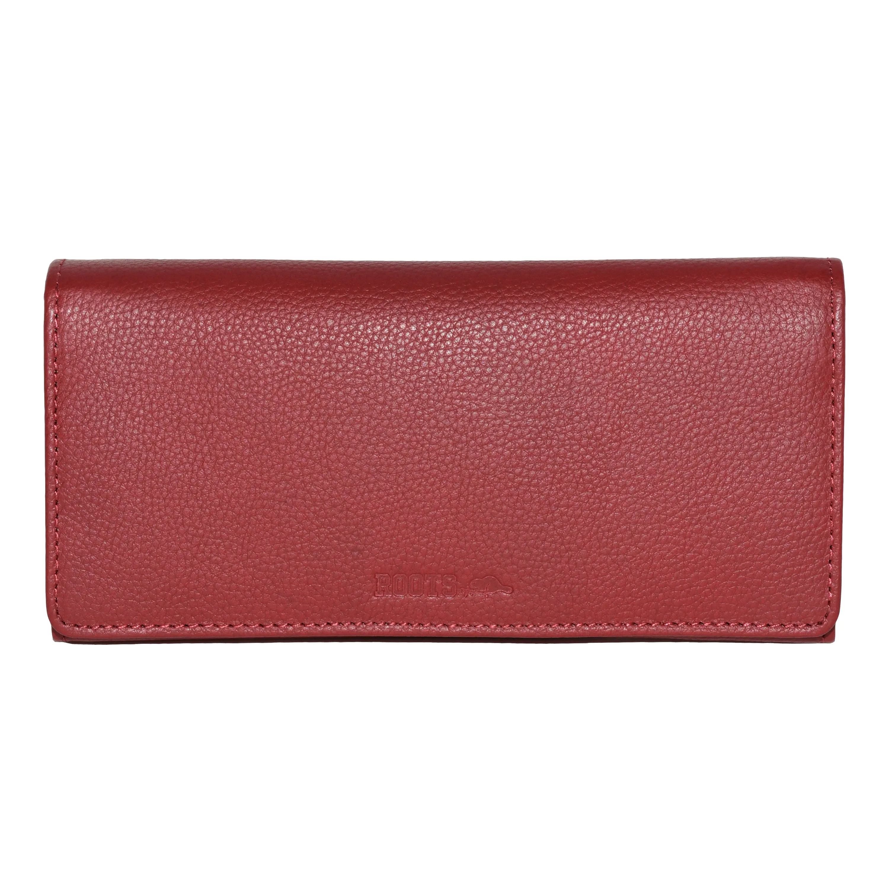 Roots Ladies Leather Expander Clutch Wallet