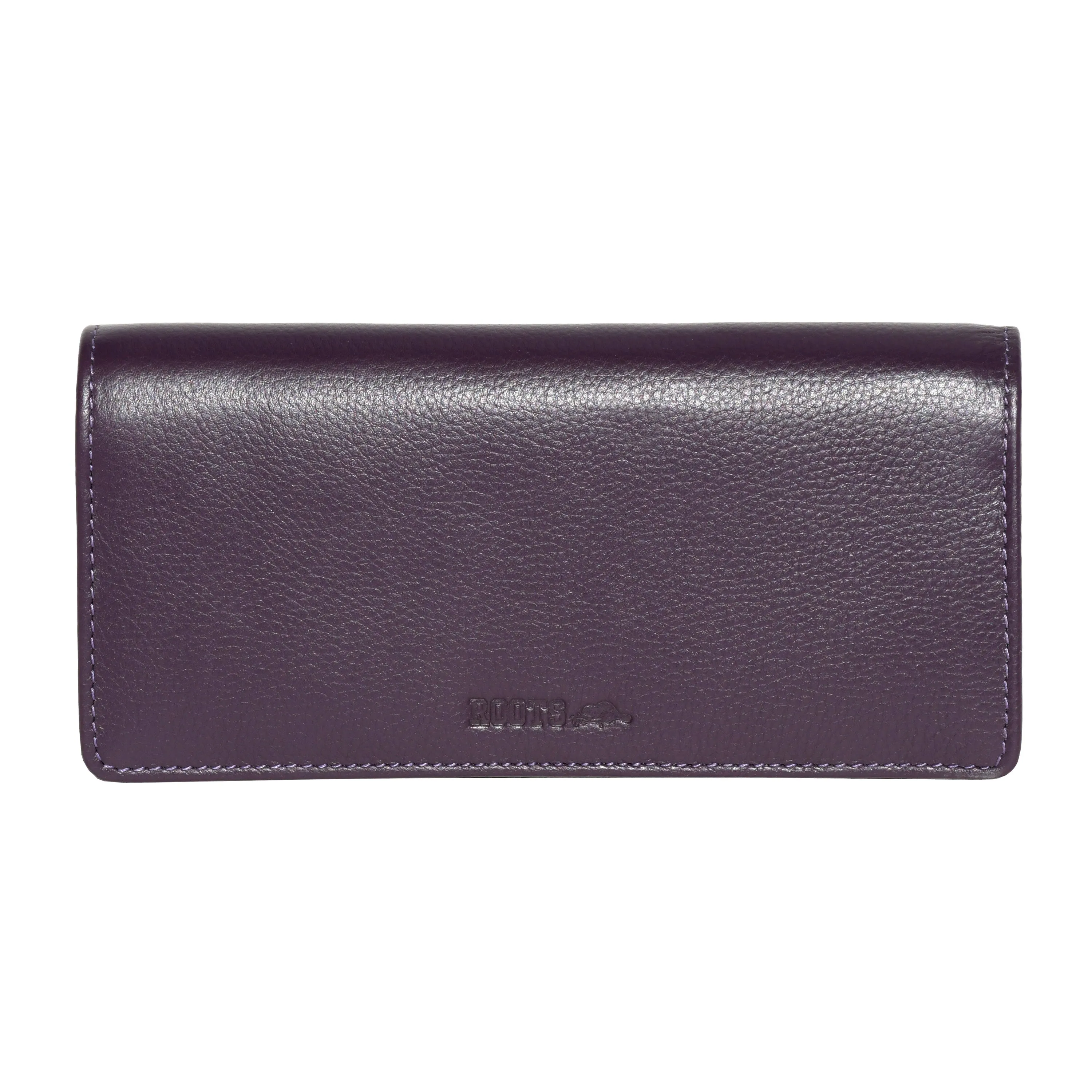 Roots Ladies Leather Expander Clutch Wallet