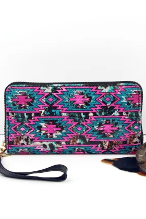 Rosado Ranch Organizer Clutch Wallet