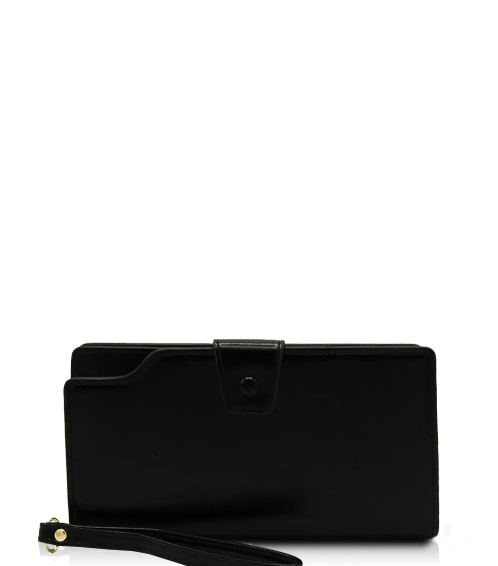 Roxie faux shiny leather Wallet WA1424-1