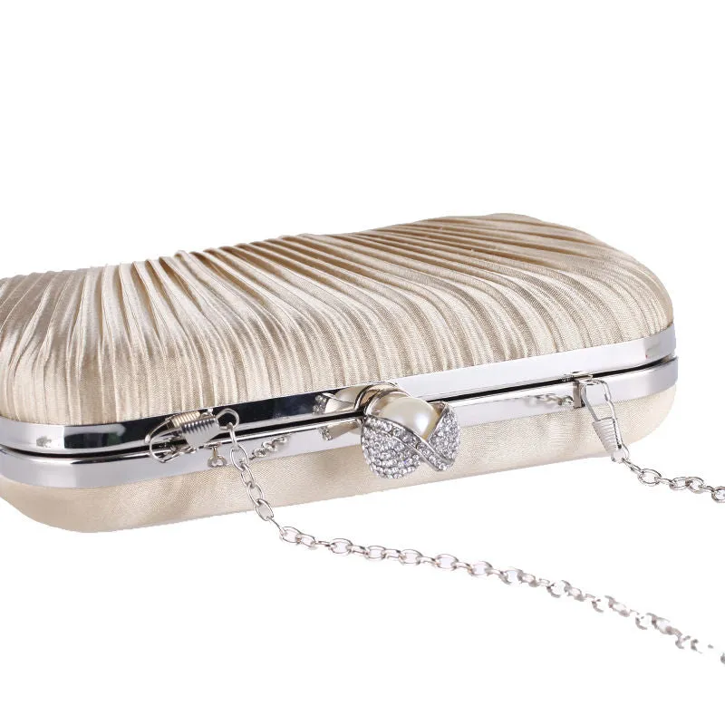 Ruched Evening Clutch