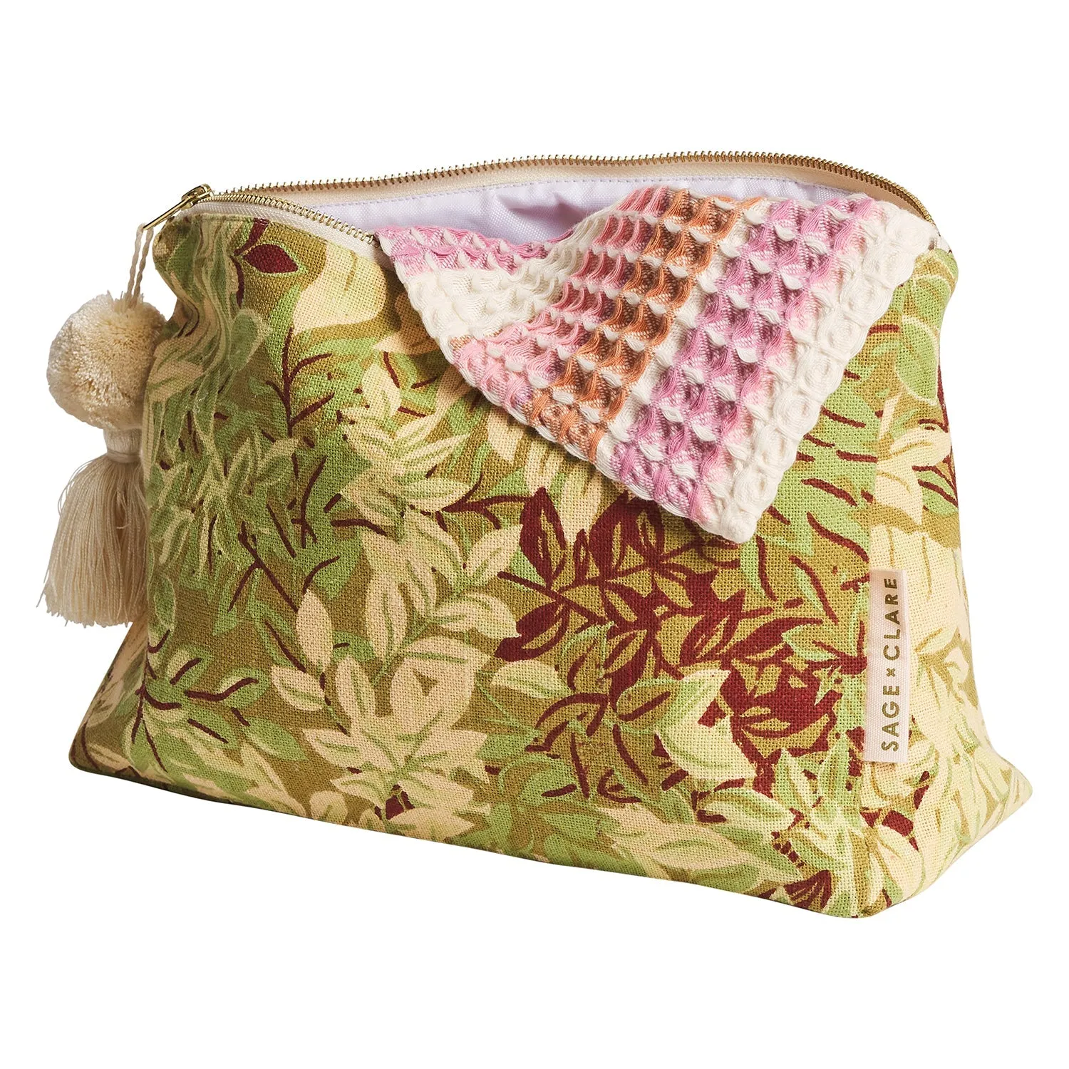 Sage & Clare - Alka Cosmetic Bag - Reed