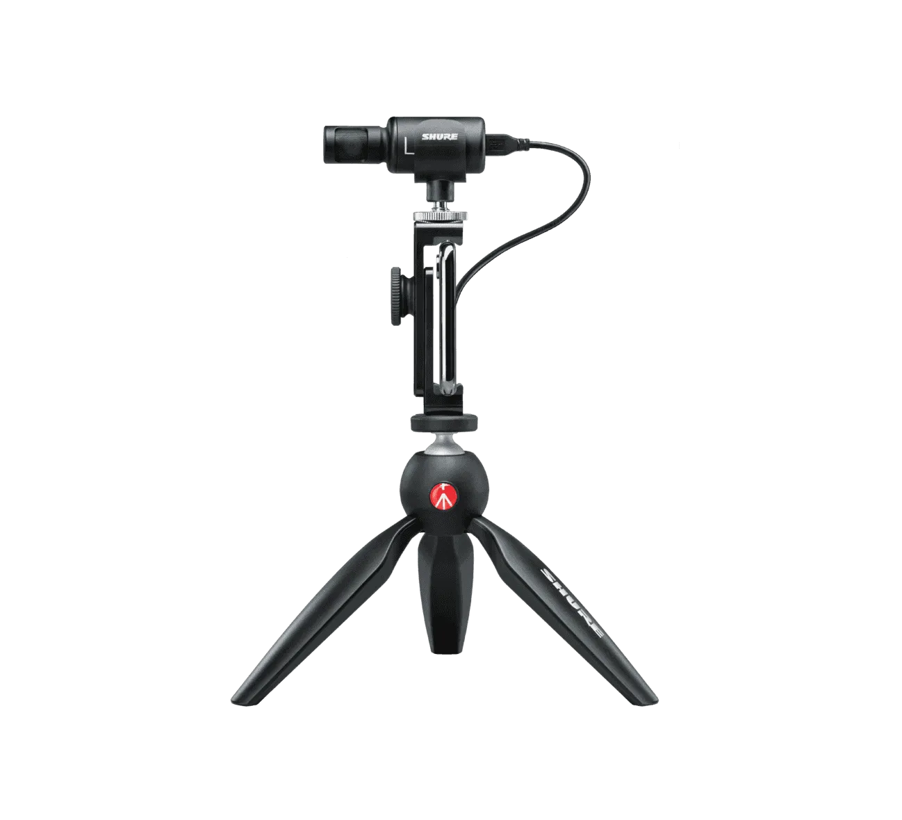 Shure MV88   Video Kit for Content Creator with Tripod & Stereo Mic