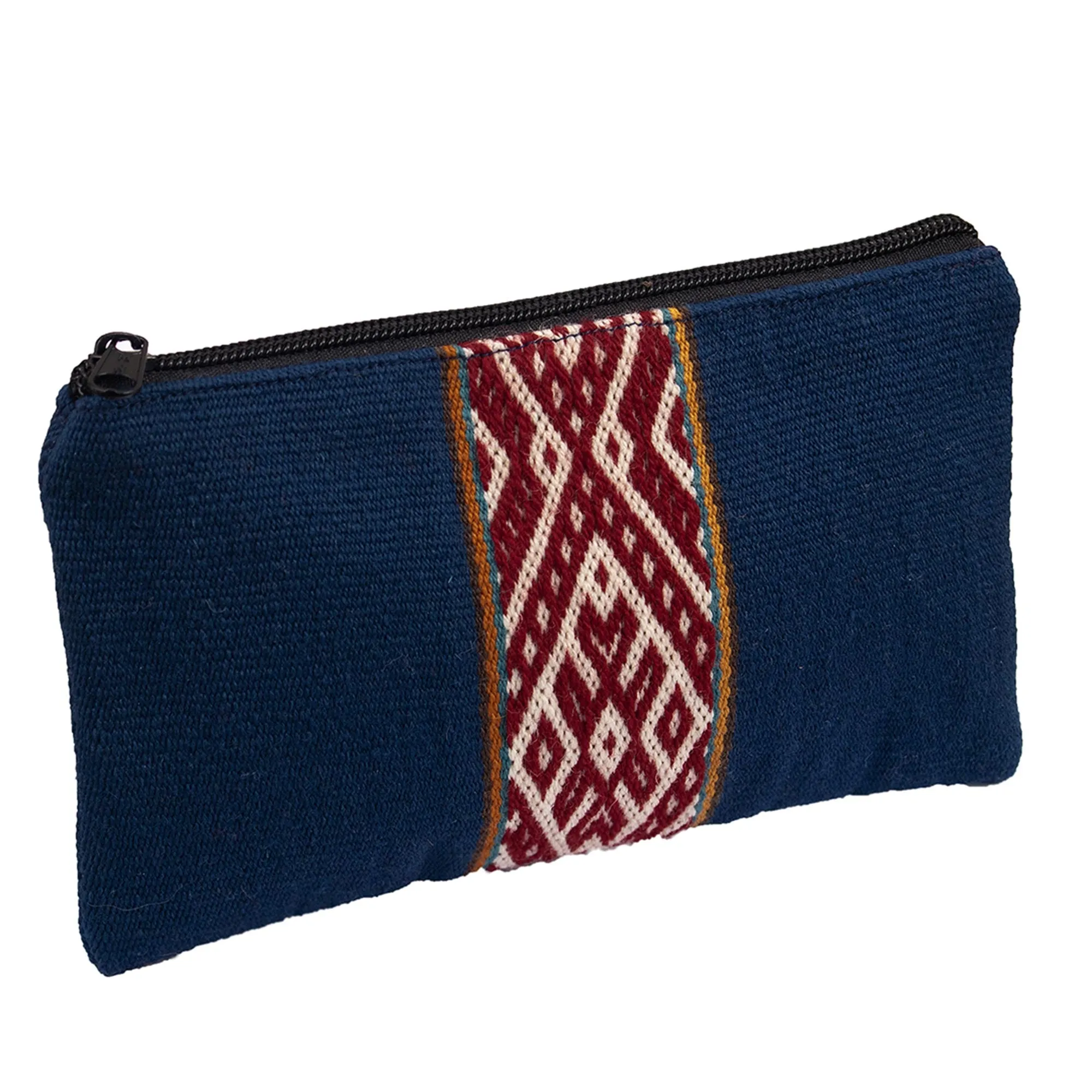 Sicuani Diamonds Handloomed Wool Cosmetic Bag