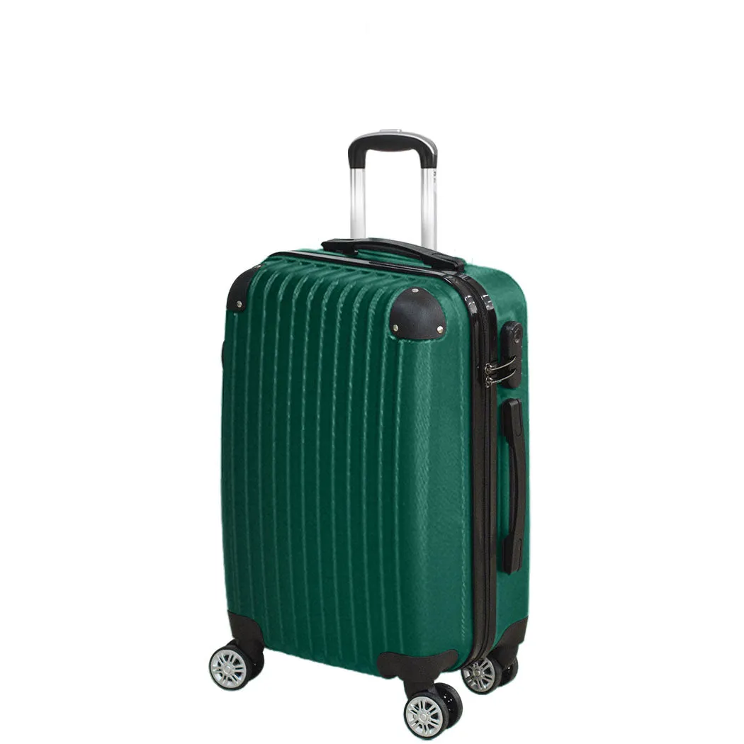 Slimbridge 28" Travel Luggage Suitcase Green