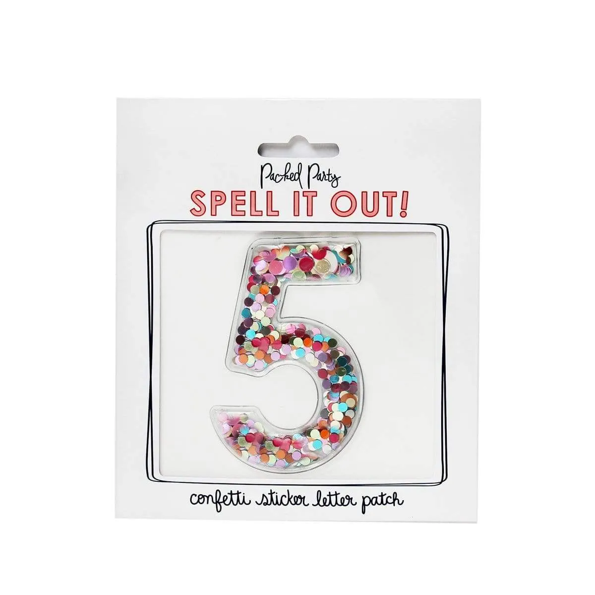 STICK TO IT CONFETTI NUMBERS PACK