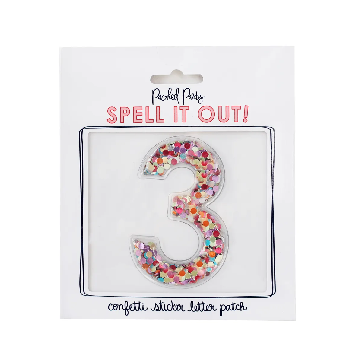 STICK TO IT CONFETTI NUMBERS PACK