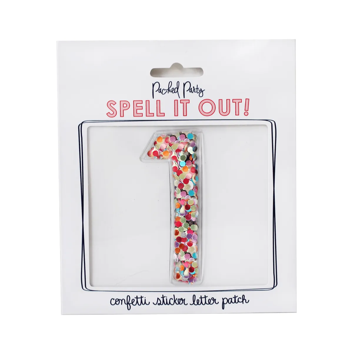 STICK TO IT CONFETTI NUMBERS PACK