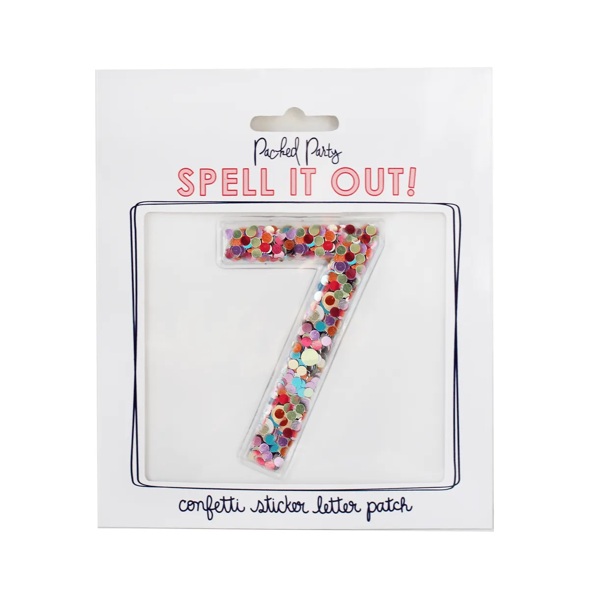 STICK TO IT CONFETTI NUMBERS PACK