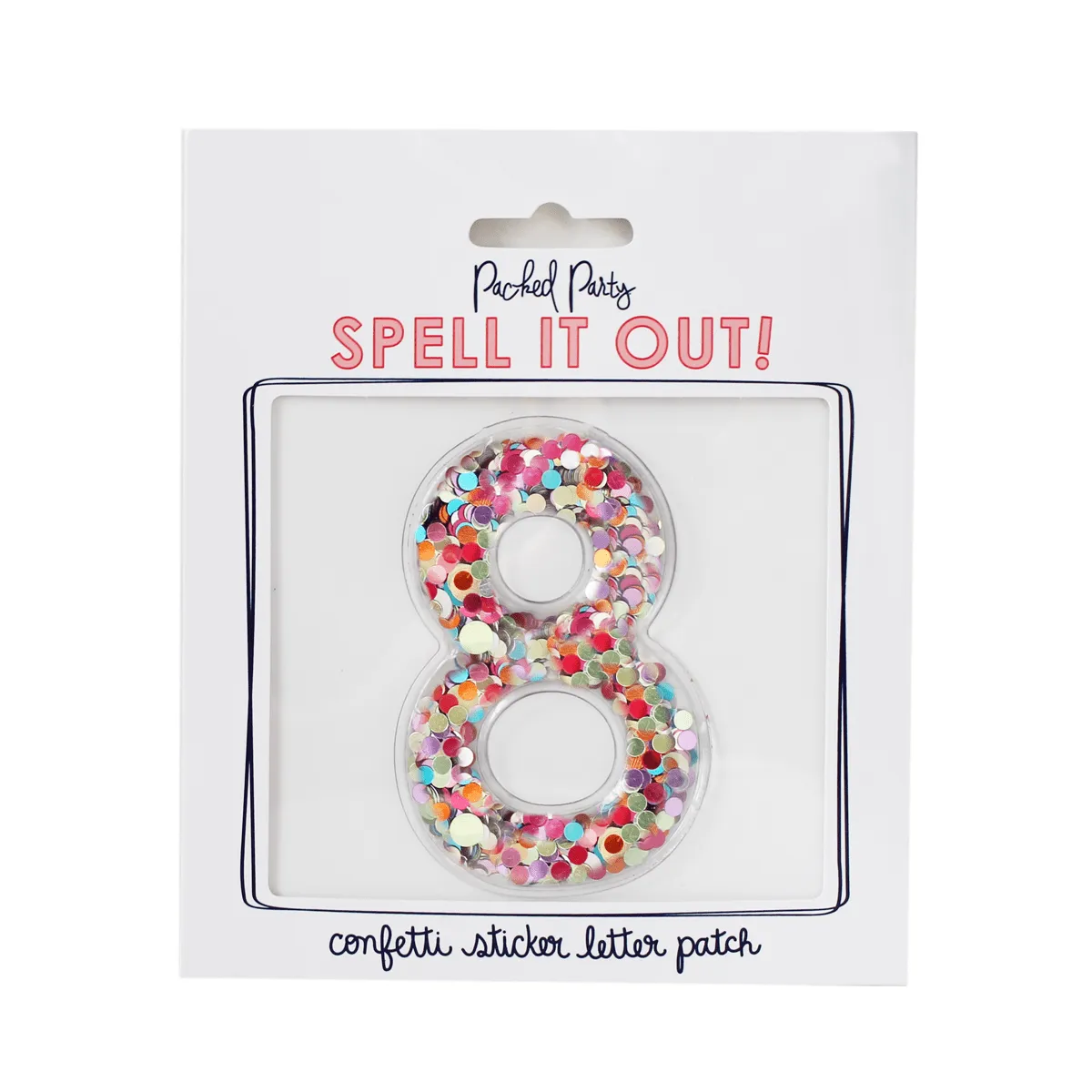 STICK TO IT CONFETTI NUMBERS PACK