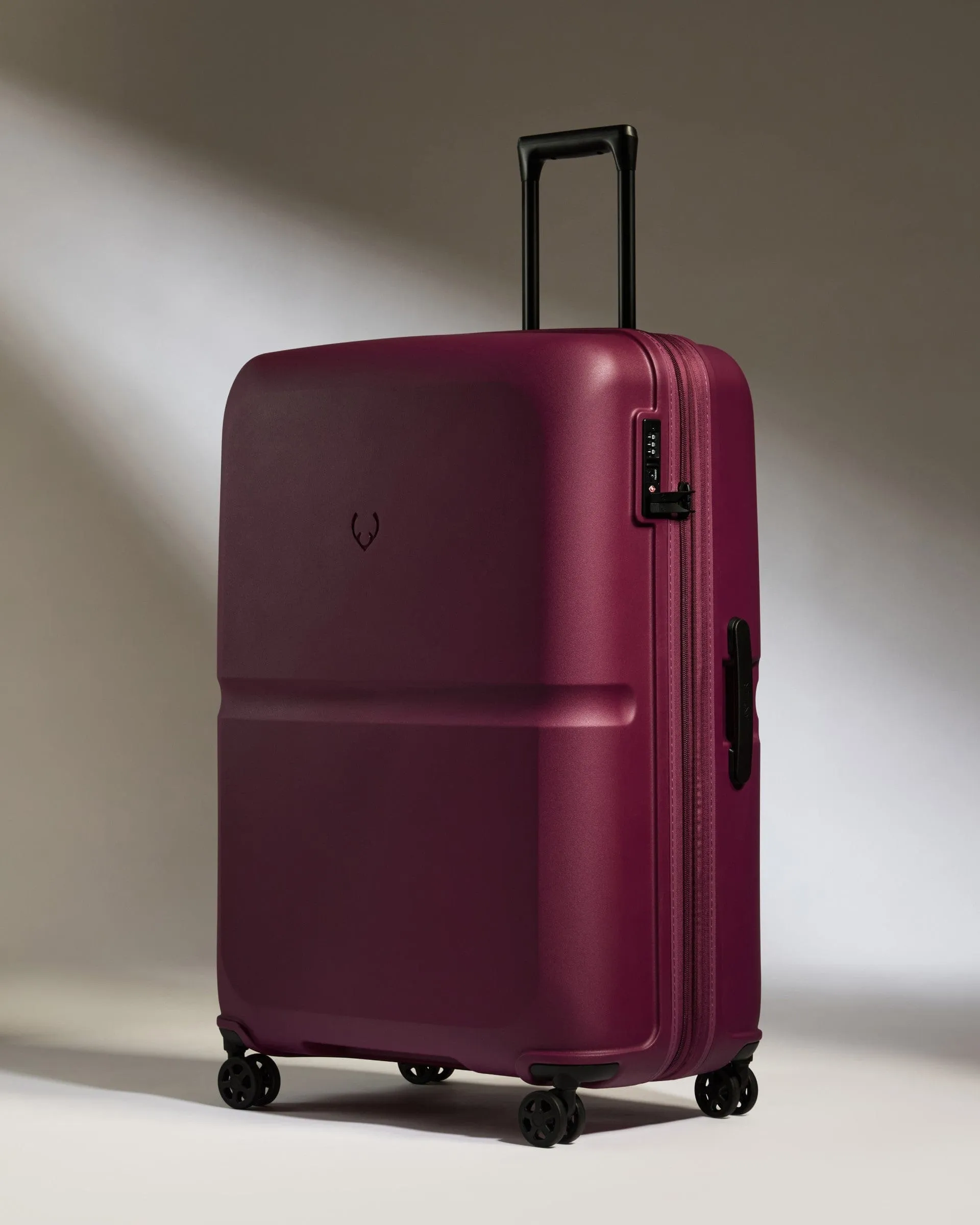 Suitcase Set in Heather Purple - Single Stripe