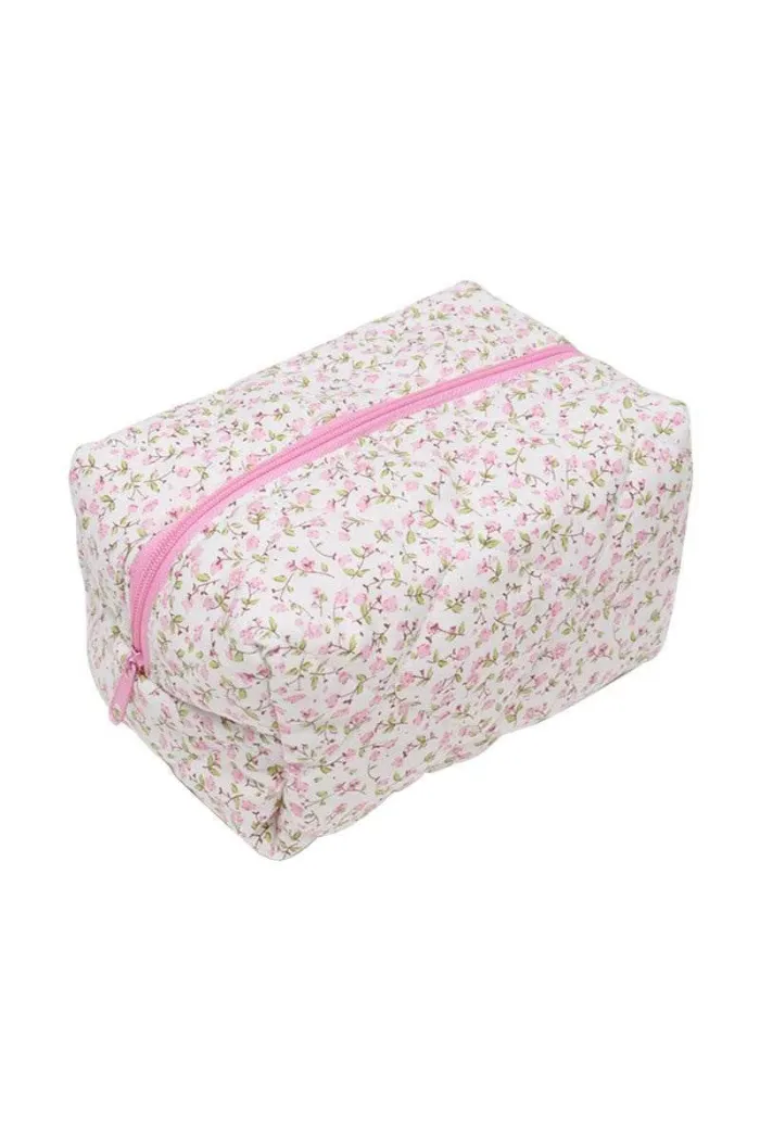 Sweet Floral Cosmetic Bag