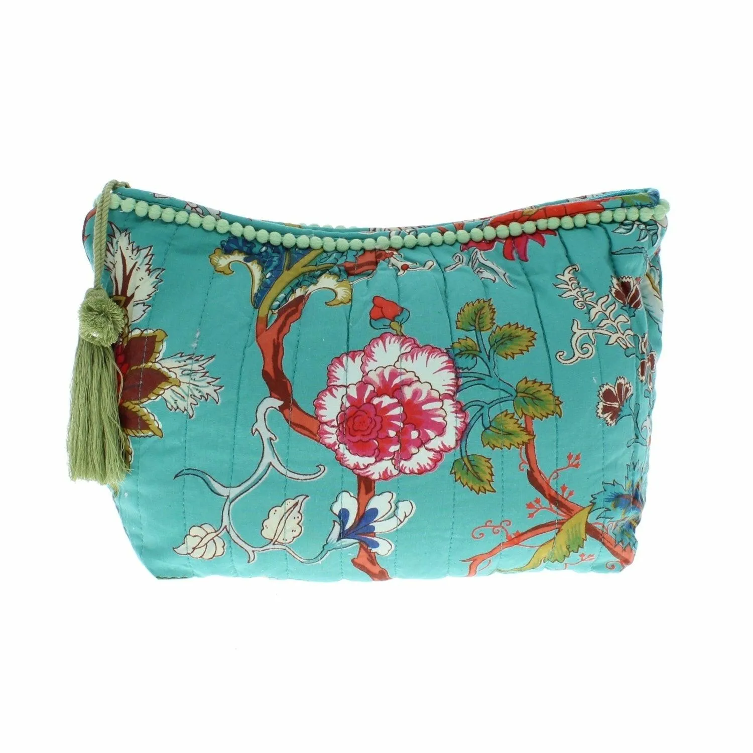 Teal Exotic Wash Bag