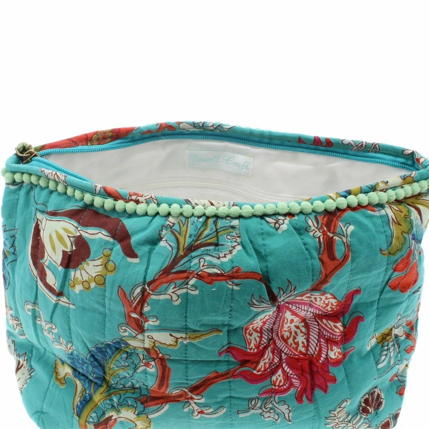 Teal Exotic Wash Bag