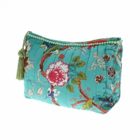 Teal Exotic Wash Bag