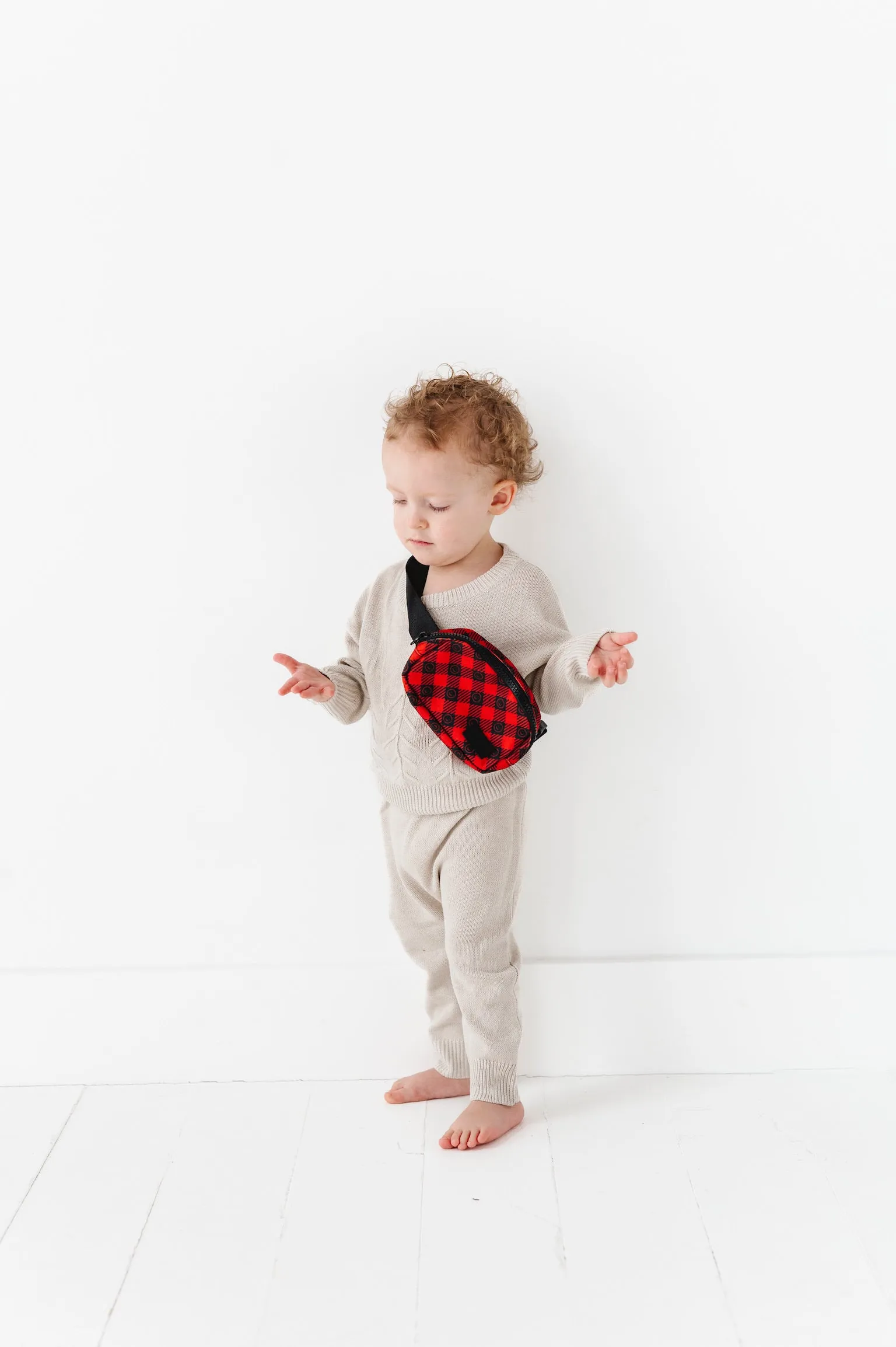 The Camp Bag - Buffalo Plaid Kids Fanny Bag