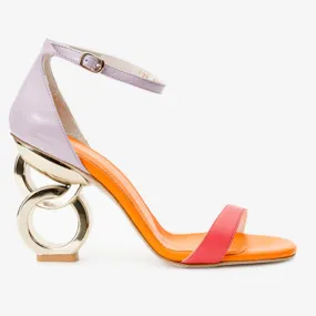 The Kiyev Multicolor Leather Women Sandal