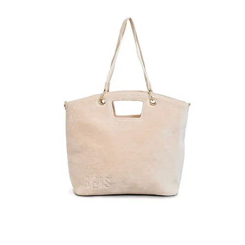 The Terry Tote in Beige